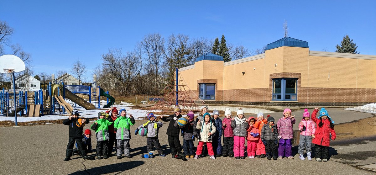 MrsJonesEduc's tweet photo. The @KimberlyLaneWPS Coyotes from Mrs. Wedde's class completed the #LeapYear C.O.D.E. challenge. Today, they enjoyed an extra recess on the big kid playground!🤘#ShowTheCODE #KLrocks #WeAreWayzata #PBISmn https://t.co/sMxA08l1ta