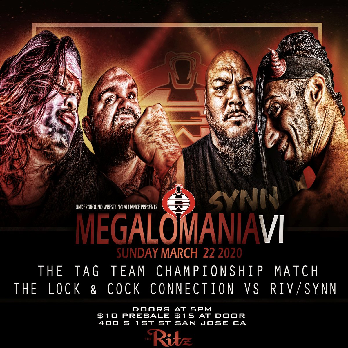 officialUGWA's tweet photo. Just over 2 weeks away until the #UGWA is back with our annual banger #Megalomania
Featuring @LeviShapiro @BigBabyPowder #Superbeast #LisaLace #Synn @DevilFtf #LocknCockConnection @TrueWillieHobbs @titus_jimenez15
With @dashawns2cents and @OGkevingill on the mic.
#hailUGWA https://t.co/4HqYAT9sme