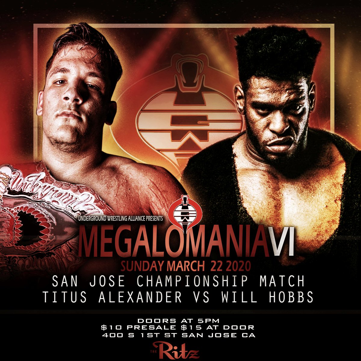 officialUGWA's tweet photo. Just over 2 weeks away until the #UGWA is back with our annual banger #Megalomania
Featuring @LeviShapiro @BigBabyPowder #Superbeast #LisaLace #Synn @DevilFtf #LocknCockConnection @TrueWillieHobbs @titus_jimenez15
With @dashawns2cents and @OGkevingill on the mic.
#hailUGWA https://t.co/4HqYAT9sme