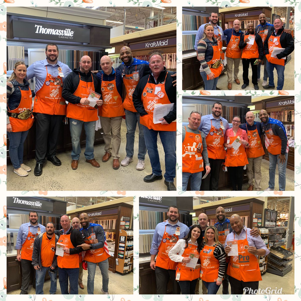 JessicaMeaney3's tweet photo. #TheRock #knockeditout with some awesome associates👏! Great job, team! Thank you, for having us! #NEProud #D32CaughtSpringReady @JasonArigoni @THDMikeP @ShayThomasTHD @hmalak @AcevedoRosemary @WclintonTHD https://t.co/C2KM8Cu8vd