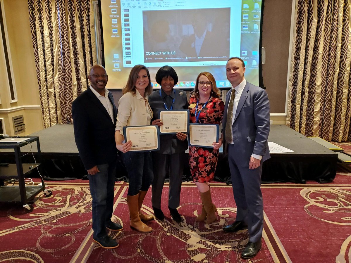kklemoine's tweet photo. Thanks to @csreuther @RonnieSlone1 and all of the fabulous presenters who made @NORLI_leaders Focus an engaging, enlightening and meaningful professional development experience with economic development partners from across our region. #pelicanpartners #NORLI #nunezfoundation https://t.co/OjPW73CX8X