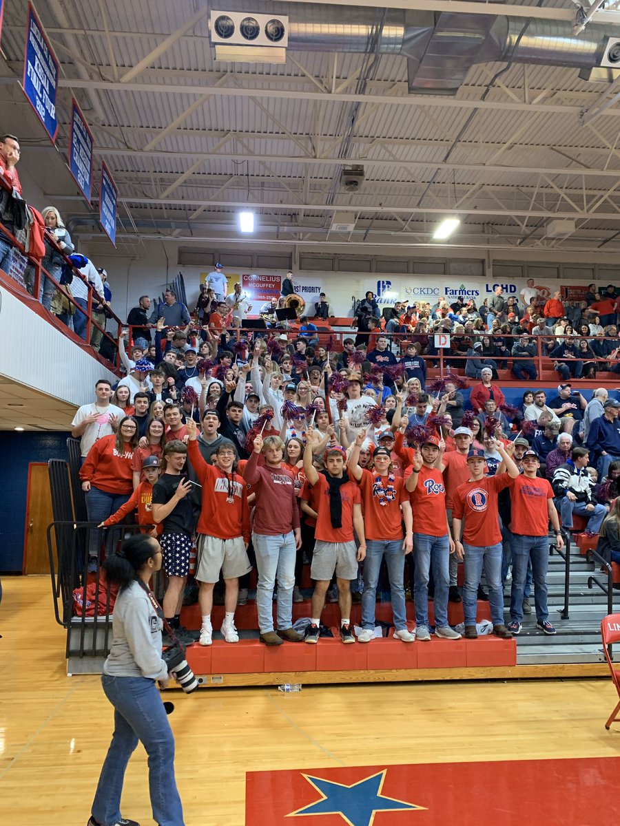 SportsatTheRock's tweet photo. Our #rocketrowdies have shown up as always.   Love our student section.  Awesome as always.  #RockNation. https://t.co/2YFsSJtXKH
