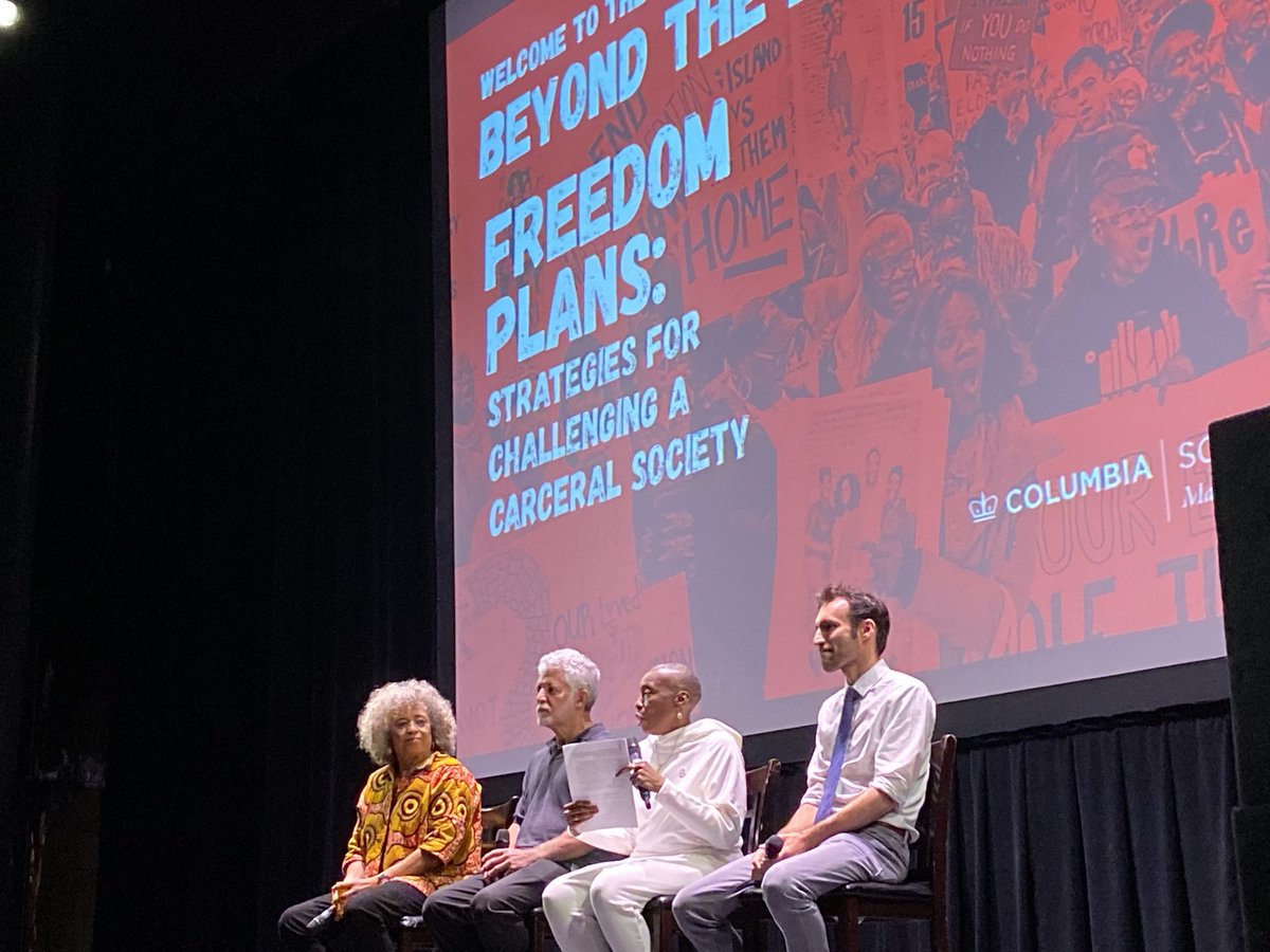 DebatINQUEST's tweet image. “We don't want reforms, we want something new, different modes of justice. We need to ask what kind of society do we need in order to root out the violence that the prison system pretends to address?'" Angela Davis speaking at #BeyondTheBars2020