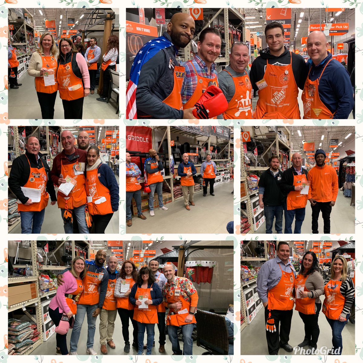 JessicaMeaney3's tweet photo. Ending with around 11! East Haven, 6223, is ready to #knock spring out👊🏼! Great time, with a great team! Wrapped it up with some well deserved recognition! #NEProud #D32CaughtSpringReady @JasonArigoni @THDMikeP @ShayThomasTHD @hmalak @AcevedoRosemary @WclintonTHD https://t.co/Uq0YQ8l1uj