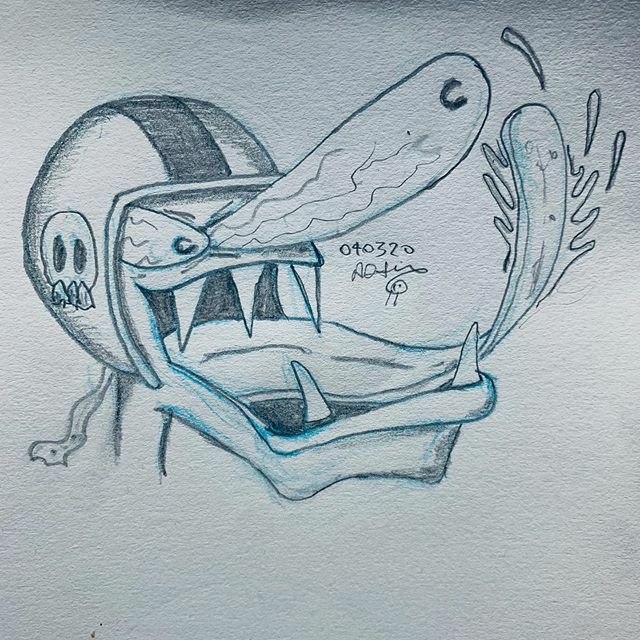 builtfromboxes's tweet photo. Bike helmet bill getting hungry! A month of creating crazy characters and trying to get even weirder!
with @lowbrowempire
•
•
•
•
•
#lowbrow #lowbrowart #lowbrowartacademy #lowbrowempire #weirdoart #fink #drawing #draweveryday #drawdaily #outside… https://t.co/AxmuCVmqJl https://t.co/iQ7d1hQqBZ