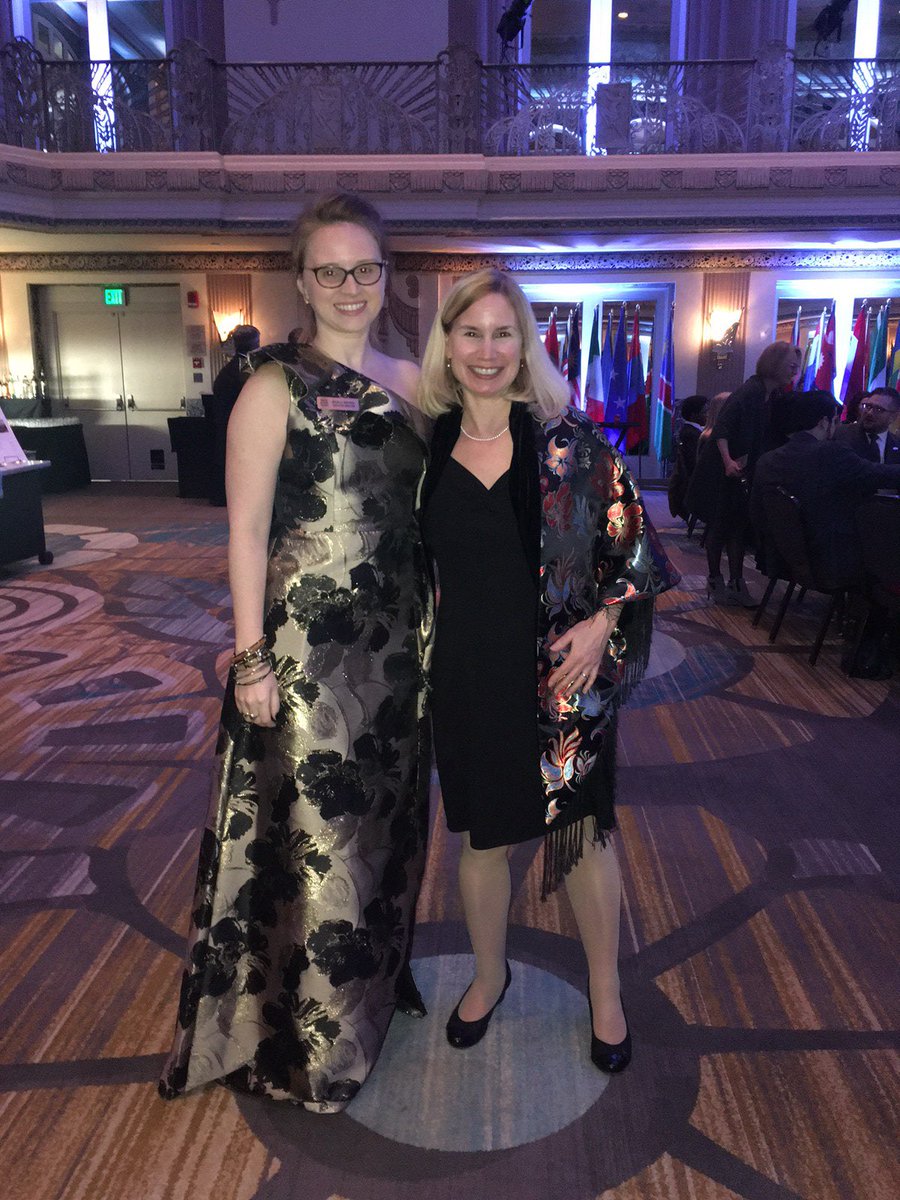JASGC_Office's tweet photo. Anne Golden is attending the 2020 One World Gala representing JASGC. The gala is hosted by @globalcincynky. This is Anne with executive director of the #WorldAffairsCouncil, Michelle Harpenau.
#nonprofit #gala #cincinnati #jasgc #worldaffairs #international #multicultural https://t.co/LtwgMjLGne