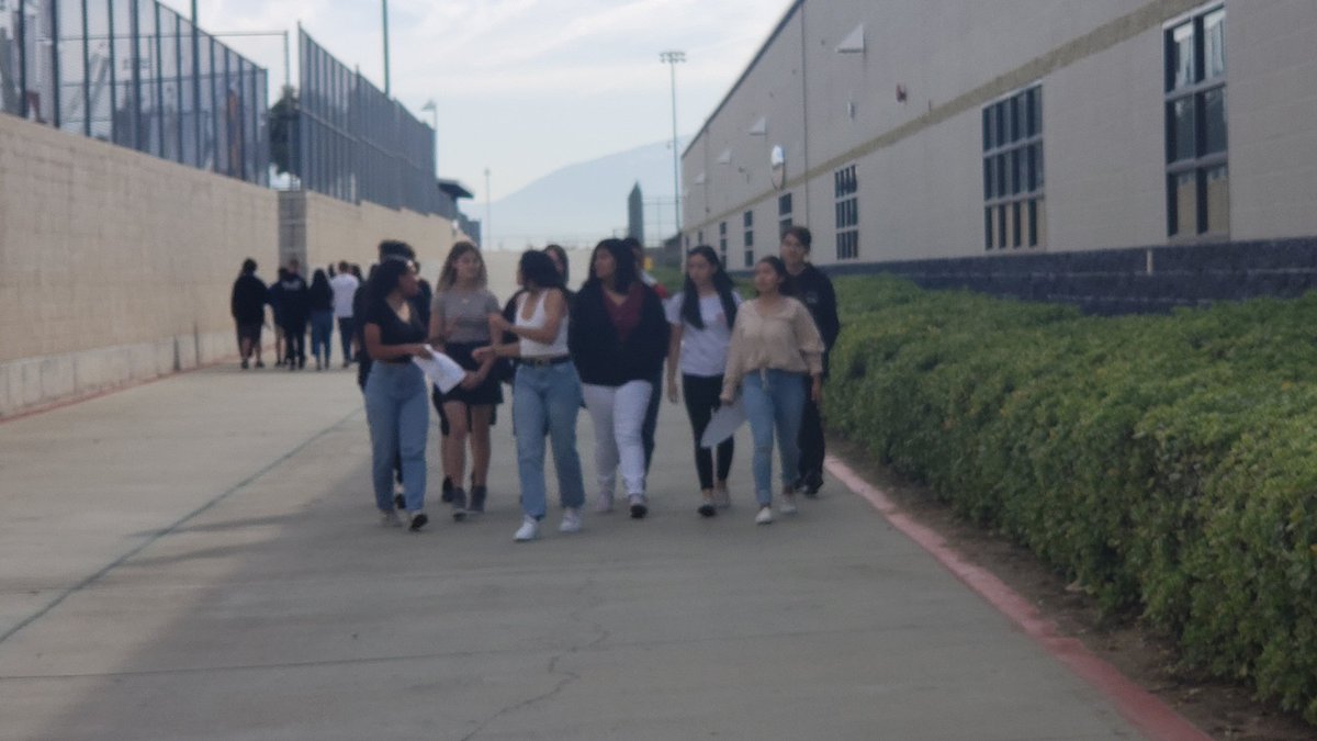AvidLos's tweet photo. Awesome day today of AVID recruitment at LOHS. 100 students from DCIS &amp; VJHS. @CaptGrizzly @susanteedmalone @MrsCassieMorton @vjhvikings @DayCreekCoyotes https://t.co/bK6AfifD44