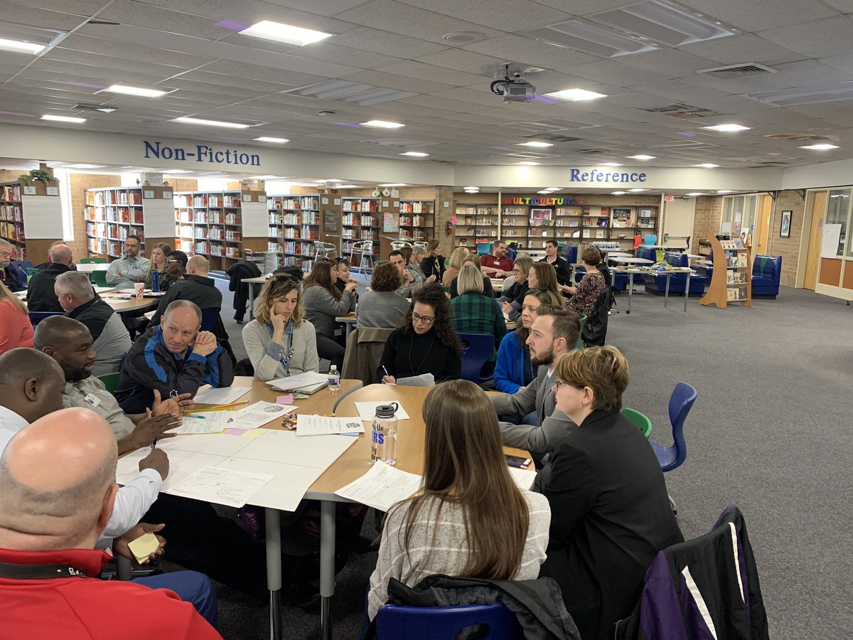 DanielKeever's tweet photo. Grateful to the @vbschools central support team and building leaders who debriefed and reflected on their #ShadowaStudent experience this afternoon. Terrific insights and important implications for our work on behalf of all students. #VBShadow https://t.co/1HNSAmEqSB