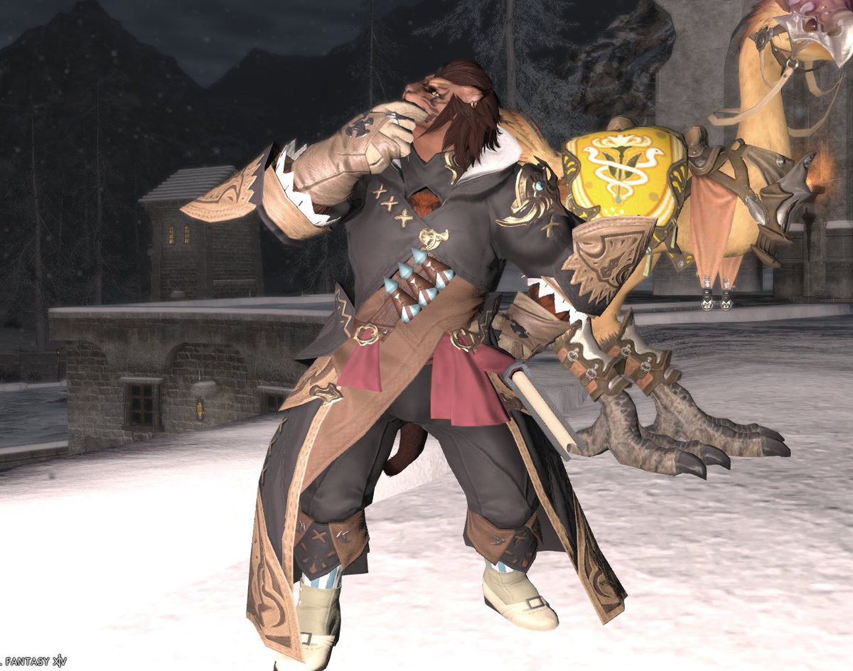 My FFXIV Hrothgar boi This game has been pretty addicting and fun! 