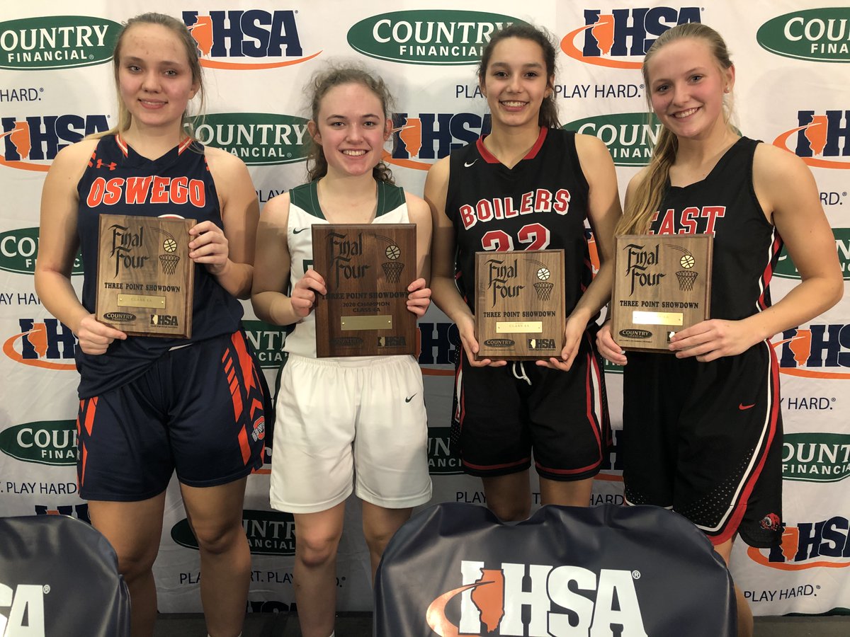 IHSAState's tweet photo. π @hellocountry Three-Point Showdown Class 4β£A Finals π
π₯ Ella Burns, Fremd 1β£3β£
π₯ Faith Davis, Bradley-Bourbonnais 1β£1β£
π₯ Lauren Huber, Glenbard East 8β£
π
Lukrecija Juozeviciute, Oswego 3β£
π Ella Burns wins 4β£A, advances to March 7 Queen of the Hill!
#TakeSimpleSteps https://t.co/09i3W1k1e9