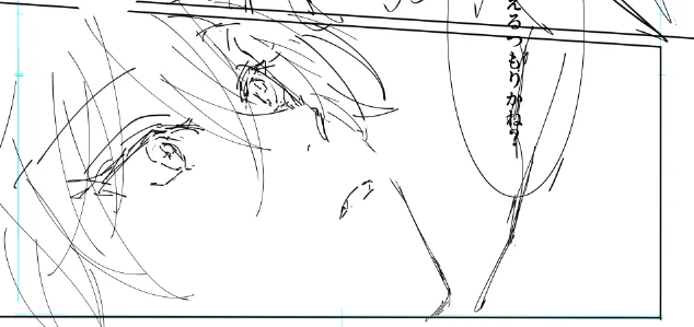 いっつも下書きの方がかわいく描けてるきがする これ人間の目が複数線から一番綺麗な線を捉える現象なんだっけ… 