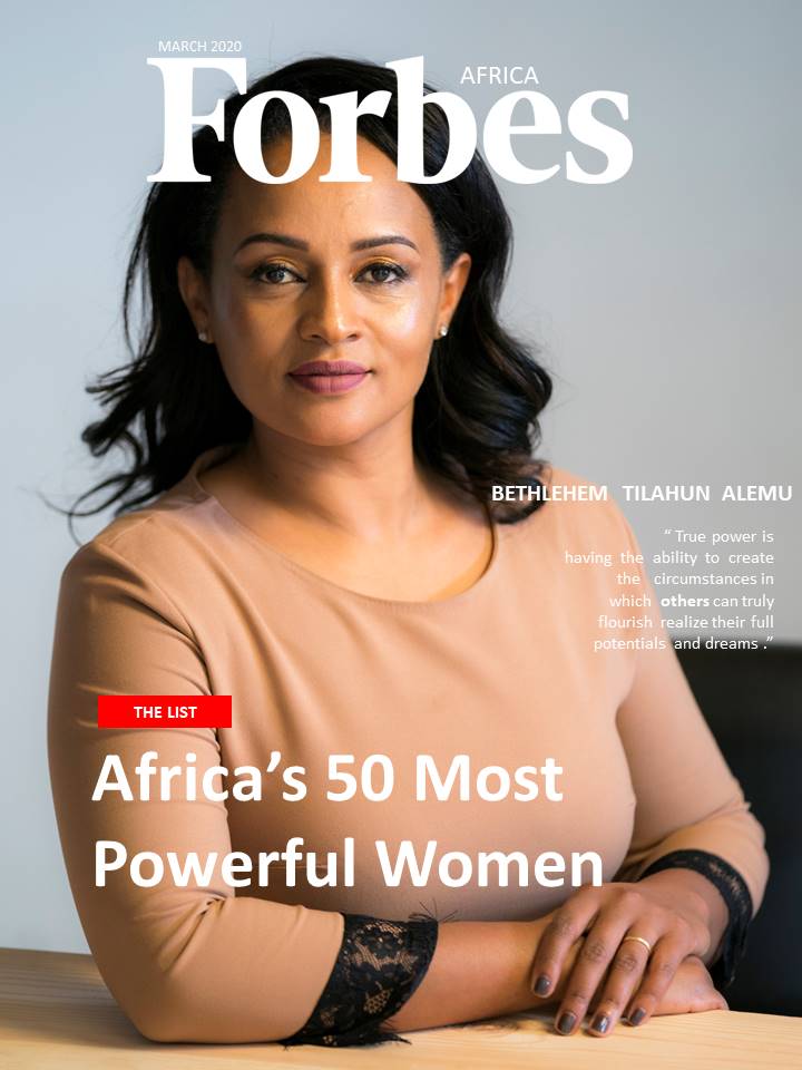 Honored &amp; privileged to be named to <a href="/Forbes/">Forbes</a>  Africa’s 50 Most Powerful Women list , the 1st ever list of its kind. Even more proud to share the honor of being on the list with a great woman I deeply admire , H.E . President <a href="/SahleWorkZewde/">Sahle-Work Zewde</a>   forbesafrica.com/cover-story/20…
#Ethiopia