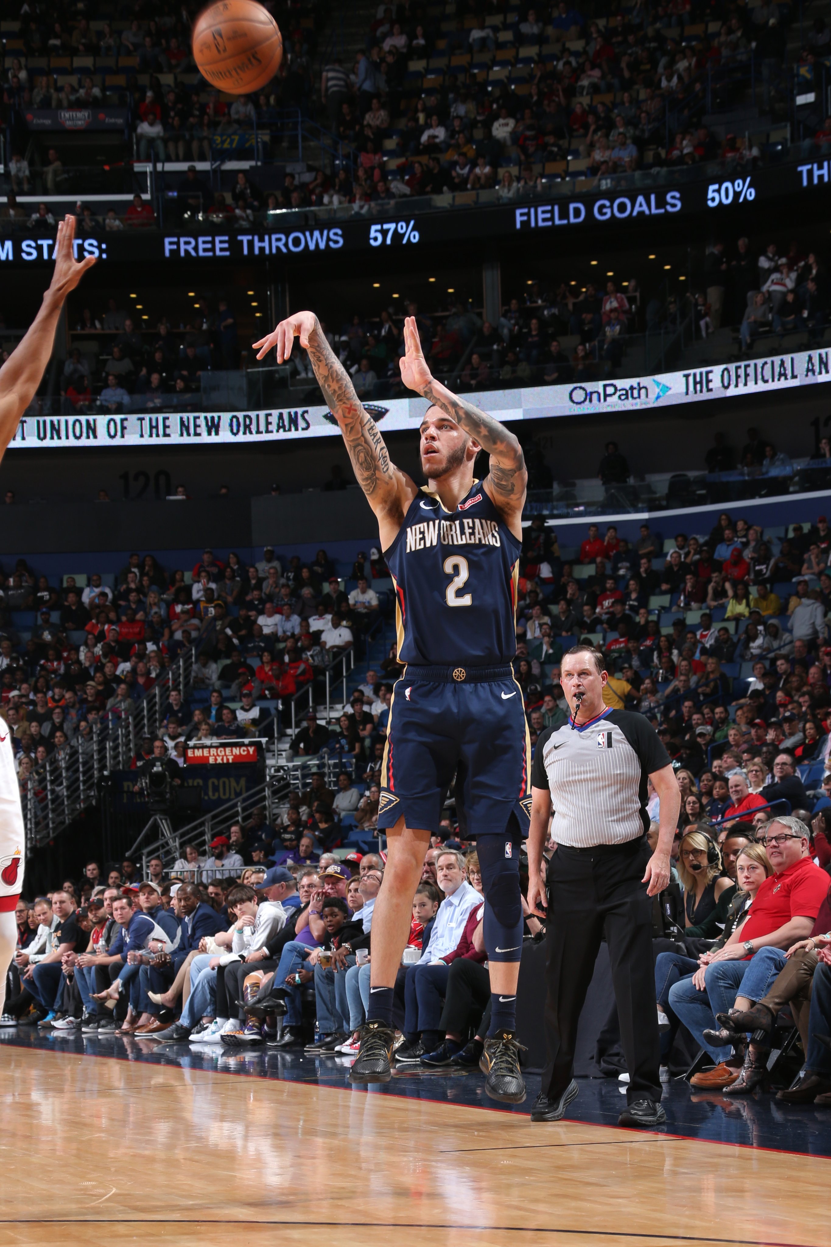 Nba On Twitter Halftime On Espn Miamiheat 51 Pelicansnba 65 Josh Hart 12 Pts 9 Reb Jrue