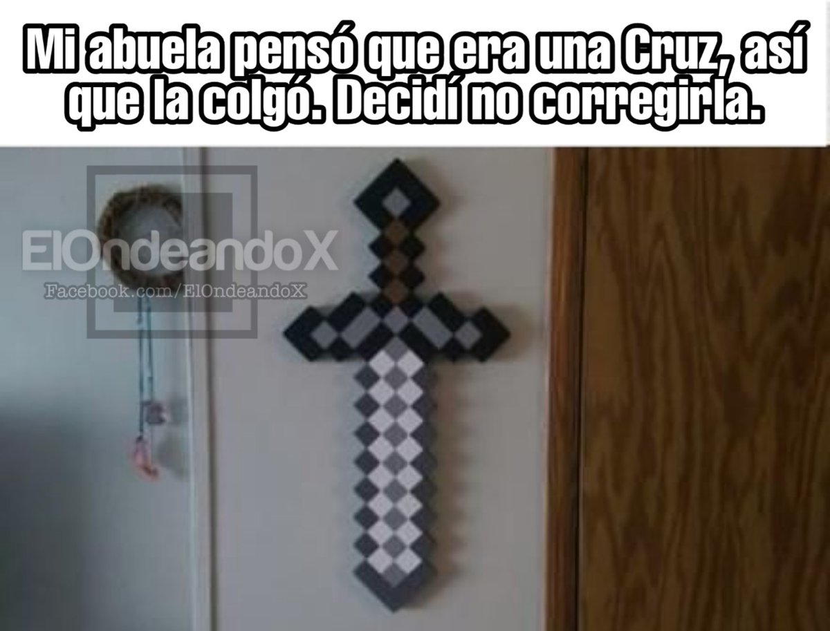 ElOndeandoX's tweet photo. Amén abuelita
#Minecraft #MinecraftES #MinecraftMemes #Minecrafters #MinecraftDaily #Auronplay #Rubius #elrubiusomg #Karmaland #vegeta777 #fedelobo #fedewolf #xbox #pc #MinecraftPE #MinecraftPC #MinecraftXbox #MinecraftMX https://t.co/KT4CDPBsTn