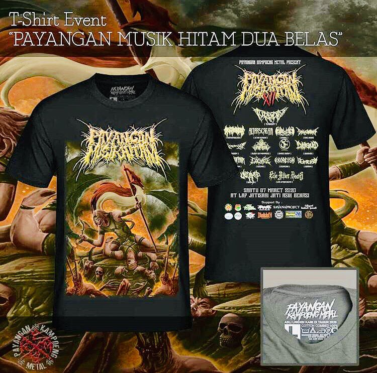Jangan lupa! Hari ini Sabtu 7 Maret 2020 kami akan perform di acara "Payangan Musik Hitam" di Lap Jatisari Jati Asih Bekasi. Acara dimulai pukul 16:00-selesai dan tiket masuk 15K. Selamat berjumpa dan meramaikan acara all metalheads!🍻🤘