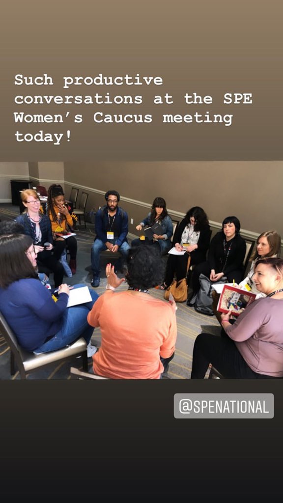 SPE Women’s Caucus tweet media