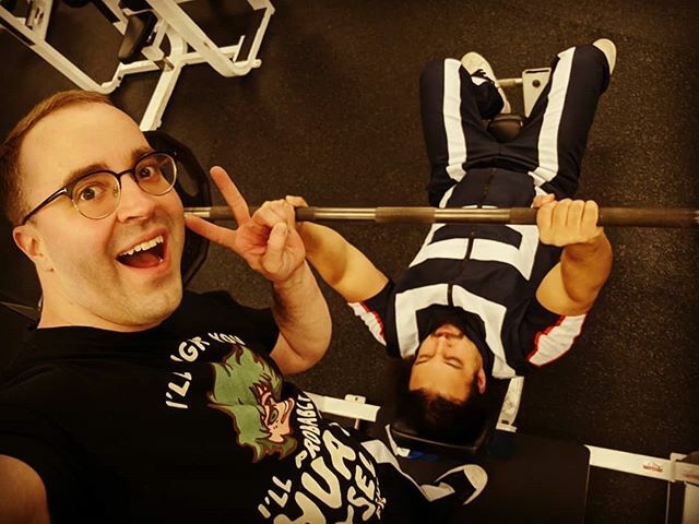 nothingelseontv's tweet photo. Don't mess with us! We have the power God and Anime on our side! #animetraining #beyondplusultra #anime #gym https://t.co/8qlqcY6udY