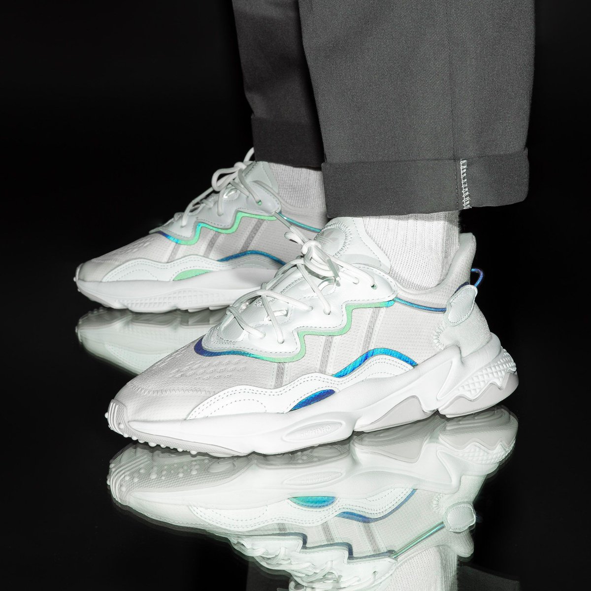 crystal white ozweego