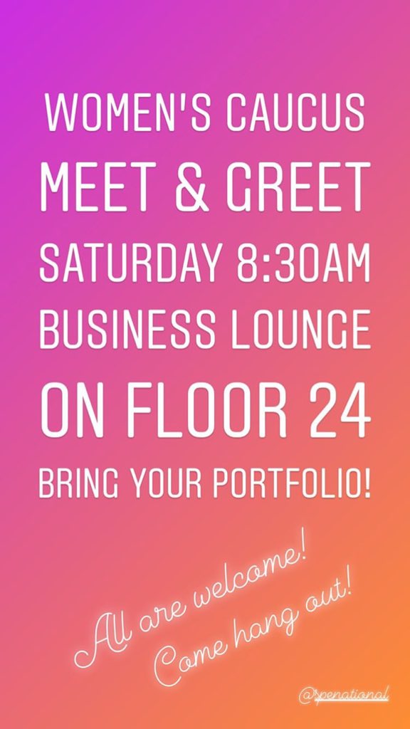 Start your morning off right! Join us tomorrow morning at 8:30am for our meet &amp; greet. 😁 All are welcome! 📍Floor 24 Business Lounge #SPEHouston <a href="/spenational/">SPE</a> #spewomens