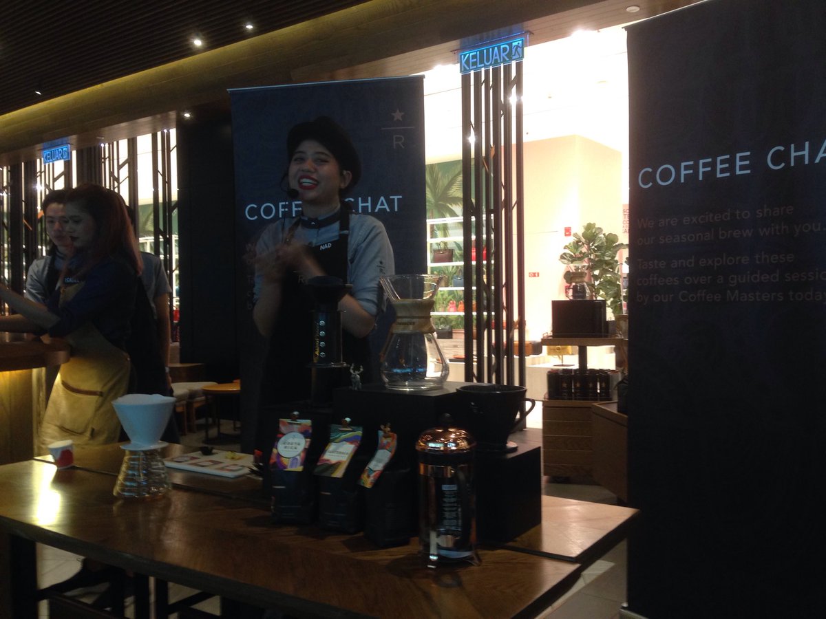 ShamshulBahril's tweet photo. Coffee Chat ⁦@StarbucksMY⁩ Starbucks Reserve Four Seasons https://t.co/IviiR9ww95