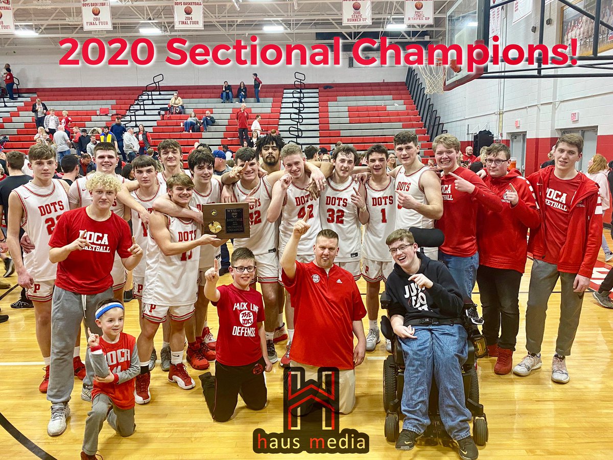 WHAT. A. GAME. 3 Overtimes. <a href="/DotsBasketball/">Poca High Boys Basketball</a> win a wild one over a TOUGH <a href="/WHSGensOfficial/">Winfield High School</a> team to become your 2🔴2⚪️ Sectional Champions! Thank you to our Sponsors!! #TripleOverTime