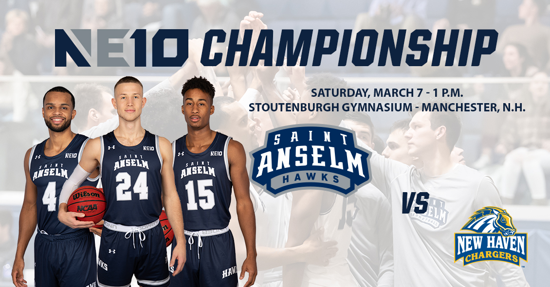STAHawks's tweet photo. NE10 CHAMPIONSHIP PREVIEW: The @STAHawksMBB squad welcomes New Haven to the Hilltop on Saturday at 1 p.m.; the teams will battle for a @TheNortheast10 Championship! https://t.co/3rl6wRfuDJ #HawksSoarHigher #NE10EMBRACE https://t.co/R5rP0jntoz