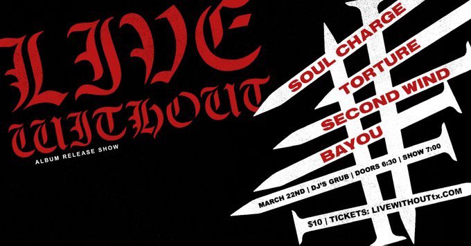 torturetx's tweet photo. We told y’all we’d see you soon. Take your pick, or wise up and come to both. Bangers for days 💥 https://t.co/feevkEZfuc