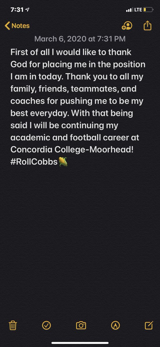 Casey23Lowe's tweet photo. 💯Committed @Cobber_Football @SRHSFootball1 https://t.co/CVp9cHXYxw