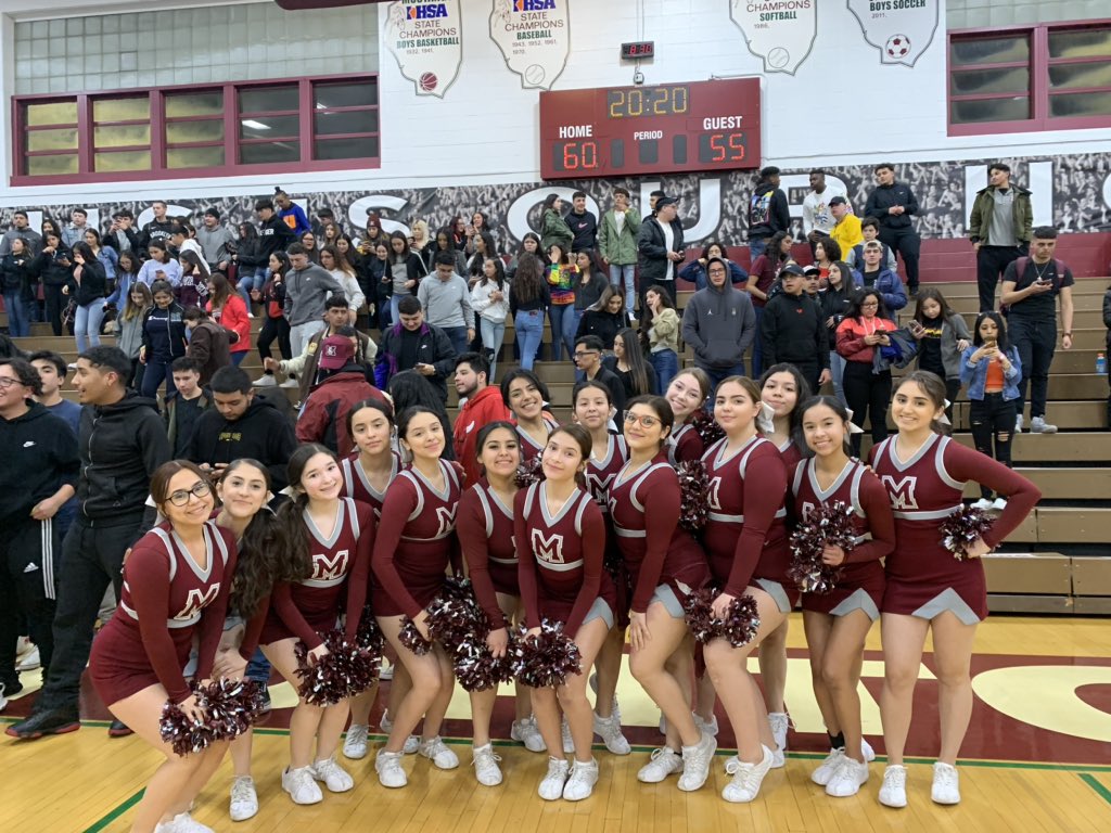 Check out that score 👏🏼. So proud. Sectionals, here we come! 🏀#mortonpride #mortonathletics #orgullomorton