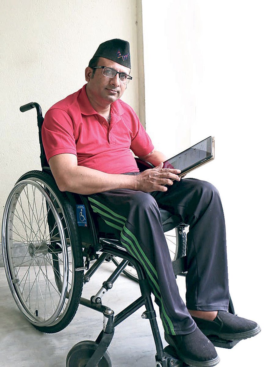 gbudhathoki's tweet image. Unbending approach to the life:
I am a wheelchair user, not a wheelchair bound
Gajendra: Beyond the bounds
myrepublica.nagariknetwork.com/mycity/news/un…