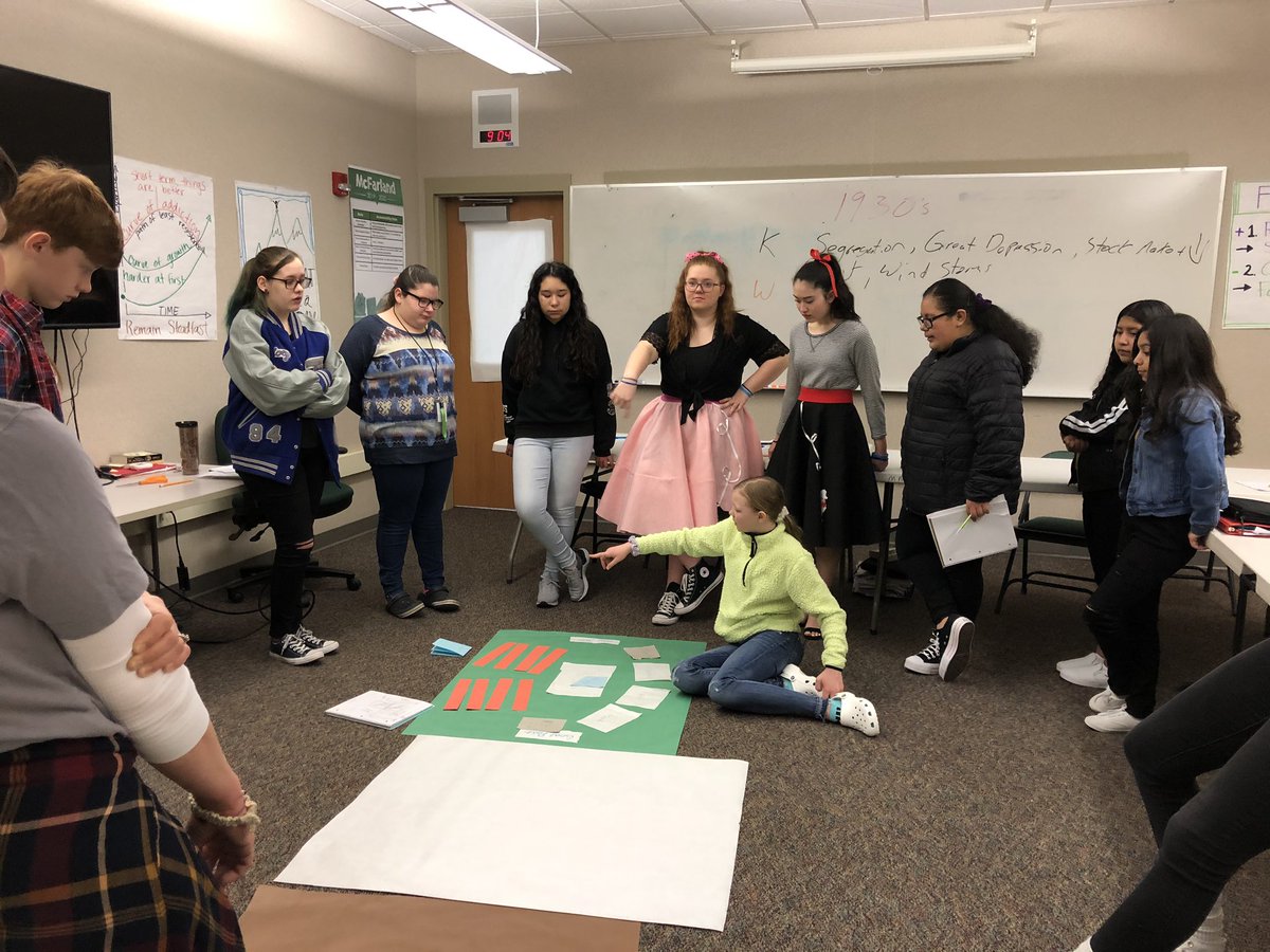 Brainstorming and prototyping ... the designing continues! #DesignThinking #MightyMustangs #OHSclassof2024