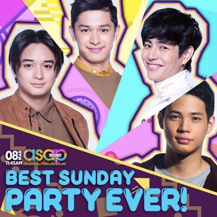 AliWorldwideOfc's tweet photo. Let’s have best party ever this Sunday. 🎉🎊

Sabay sabay po nating abangan at tutukan ang ating Astig Makisig @aliabinal002 this Sunday sa @ASAPOFFICIAL together with @AljonMendoza_ , @blueknightlance and @fumfumfum3 

#ASAPNatinTo https://t.co/sYg8vktwOw