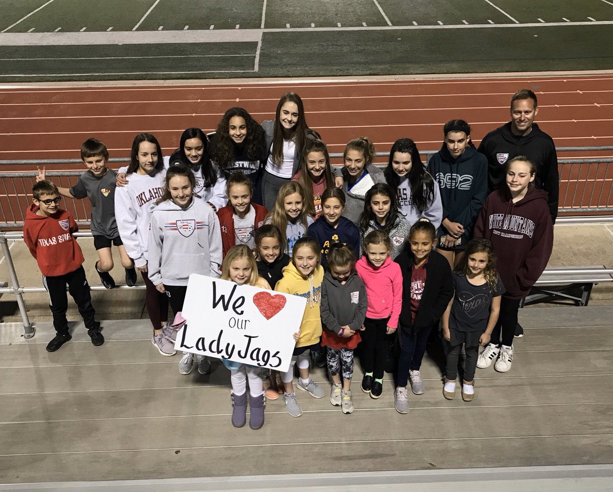 OGSpirit06Monk's tweet image. Texas Spirit Soccer Club players of all ages watching the @FMLadyJagSoccer vs @Marcus_MMFCG tonight!  #spiritstrong