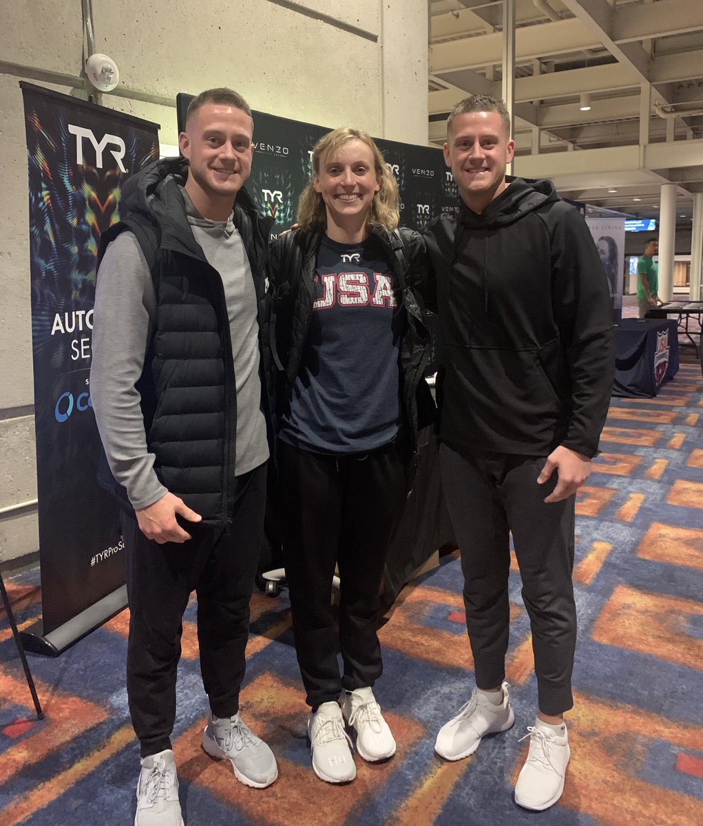 colejmyers's tweet photo. Starstruck 🤩 Thanks @katieledecky! https://t.co/WwqEeLSEJw