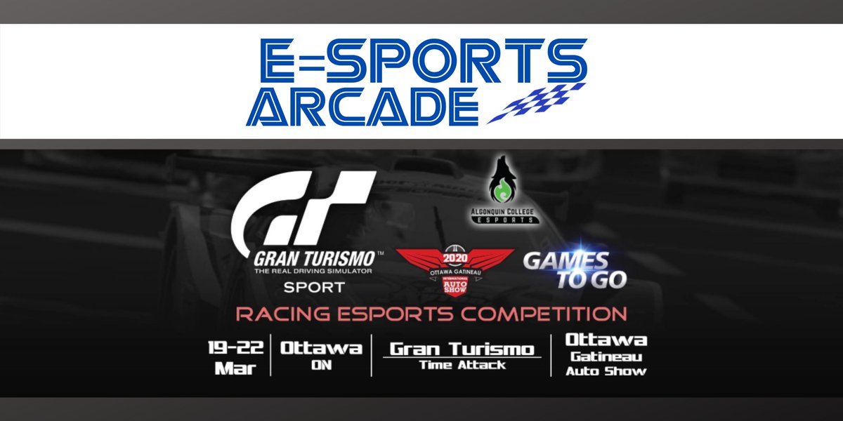 GRAN TURISMO RACING COMPETITION - AT OTTAWA GATINEAU INTERNATIONAL AUTO SHOW - SIGN UP NOW!
smash.gg…/ottawa-gatineau-international-auto-show-…