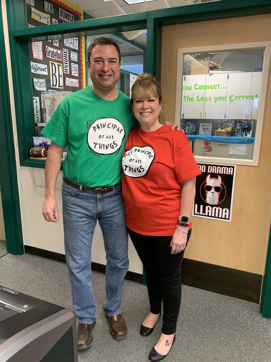 MrsStewartSSD's tweet photo. So - loving life as a VP at Wingland - thanks to Mr Morosa! We make a great team! The staff is fabulous and have welcomed me to their campus. I’m very lucky. ❤️ @WinglandElem #VPlife  #lovemylife #EducationWithCharacter #nextsteps #amazing #journey https://t.co/c9V1uTizcl