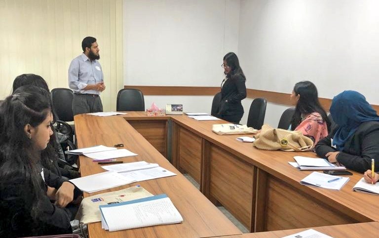 An intense moment in the court as the police superintendent takes the stand to be questioned by the lawyer - The exercise is aimed at making the participants aware of the nuances of examination-in-chief #iPbWiGS #iProbonoBangladesh <a href="/MashrafAli/">Ali Mashraf</a> <a href="/WiGS_Intl/">WiGS - Women Internationally Gaining Skills</a>