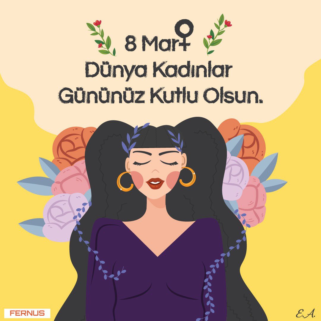 FernusBilisim's tweet photo. Bütün kadınların 8 Mart Dünya Kadınlar Gününü kutluyor, eşitlik, özgürlük ve mutluluk dolu bir yaşam sürmelerini diliyoruz. #8mart #dünyakadınlargünü #dunyakadinlargunu #kadın https://t.co/BcABKNKmmI