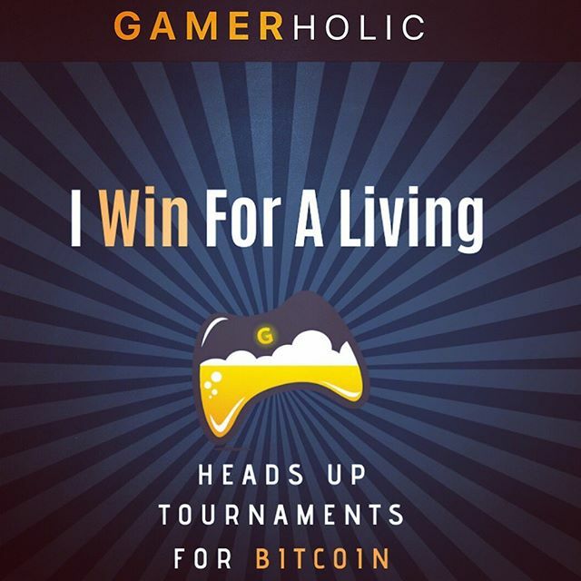 Gamerholic's tweet photo. Yawn... wakes up in 2020 and #bitcoin Gaming is now cool... the Gamerholic app is in the same playstore... you vs me for $5, $10 by ... link in bio https://t.co/gPw6zL8Lso https://t.co/PQ66R0Oq7M