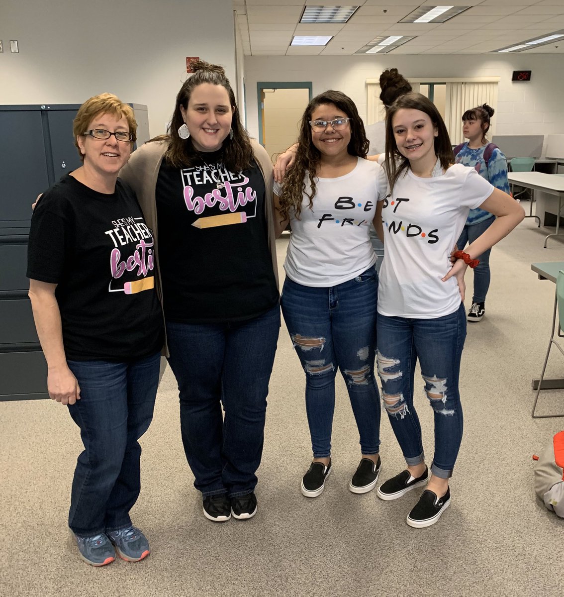 Besties were seriously representing <a href="/thegereaucenter/">The Gereau Center</a> today! We had a wonderful end to the 3rd quarter with our PBIS celebration thanks to the hard work of our faculty &amp; staff #fcpsva