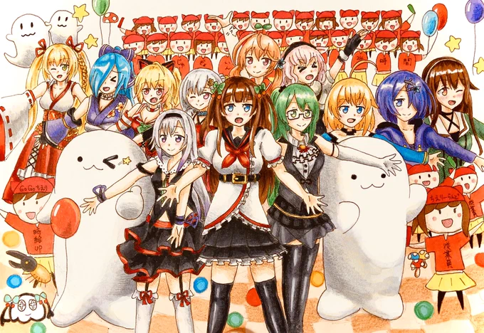 ようこそ!ちえりーらんどへ!!
〜アイドル部のお出迎え〜

#あずきそあーと 
#TamaArt
#ちぇり絵 
#めめアート
#牛絵巻
#ふたばあーと
#ピノの自由帳
#もちにゃあと
#なとあーと
#いろは絵馬
#イオリの森美術館 
#すずあーと
#あいきゃんふらいあーと 