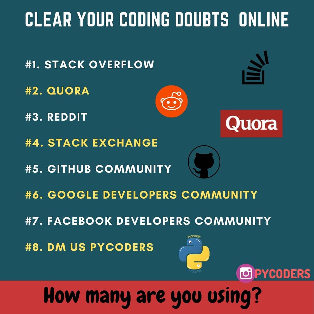 thepycoders's tweet photo. It is not the answer that enlightens, but the question.” – Eugene Ionesco
.
.
.
.
Do Follow us @py_coders
.
.
.
#sunday #quotes #questions #pycoders #douts #answer #qna #coding #git #github #stackoverflow #quora #google #facebook #reddit #development #developer #stack https://t.co/maNhxKv6CN
