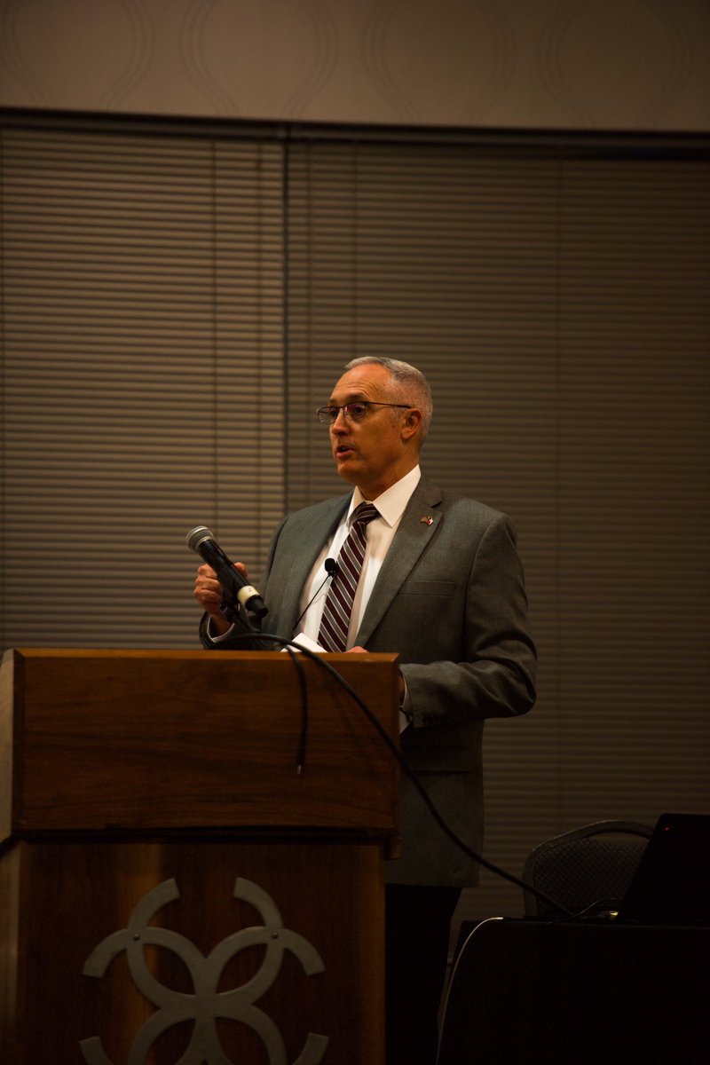 COSGA2024's tweet photo. Hope everyone enjoyed the first day of COSGA as much as we did! A big thanks to Mr. Preston Abbott for being our first amazing keynote speaker. We can’t wait to see everyone tomorrow morning! https://t.co/HaDIXfqpYY