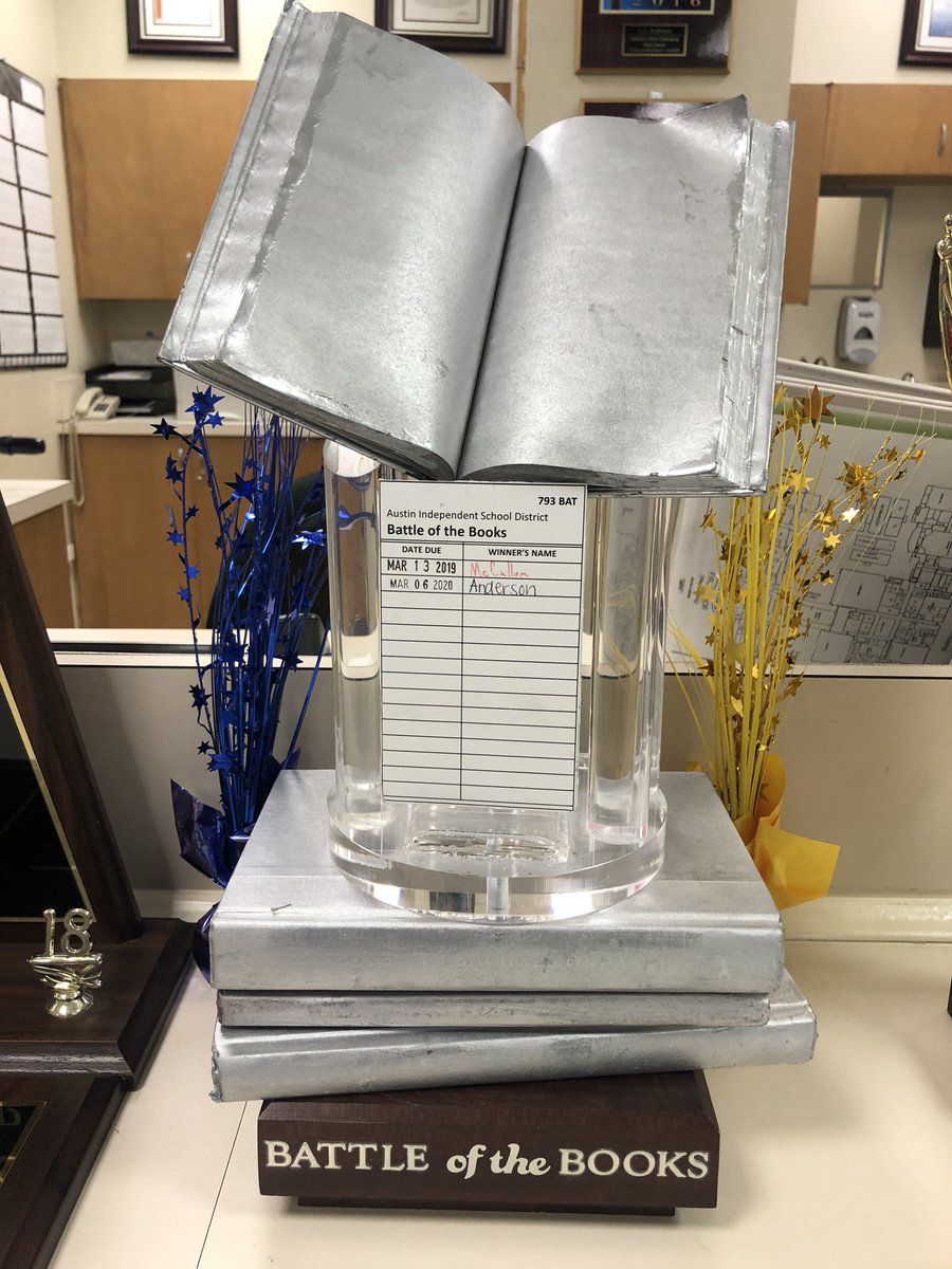 Congrats to our Anderson HS Book Club on their win at the 2nd Annual AISD High School Book Battle! @AHSnewss #AISDproud