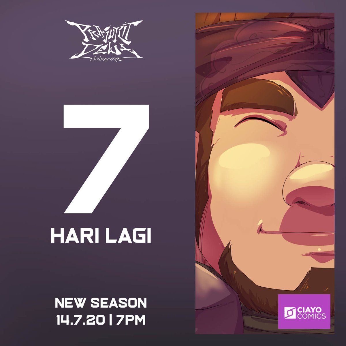 hendoranto's tweet photo. 7!
#PrajuritDewa
#PrajuritDewaSeason6
#CiayoComics https://t.co/zASra0PBYX