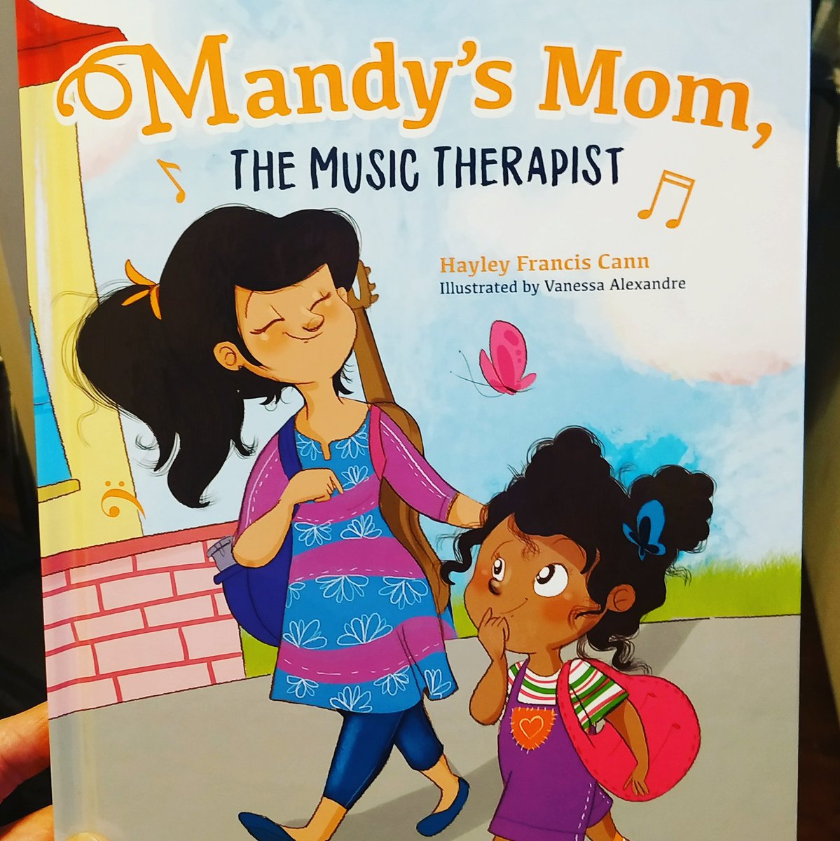 DescantMT's tweet photo. Got my copy of the book, "Mandy's Mom, The Music Therapist" by Hayley Francis Cann.  Awesome stuff! https://t.co/GT8E0o9puc
