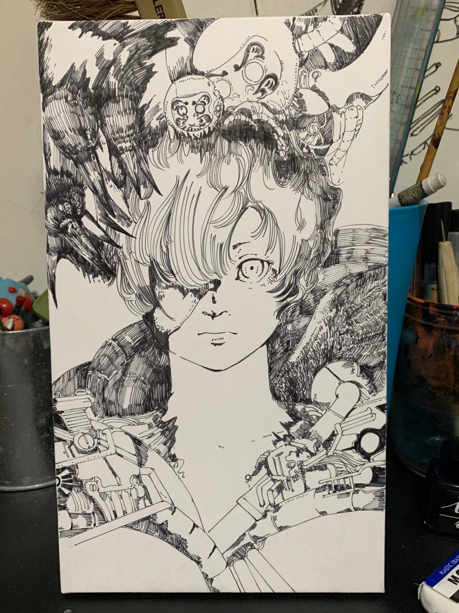 メイキング作成しました!
良かったら見てやってください
#イラスト
#手描きイラスト
#ラクガキ

https://t.co/onvEnOMLQU 