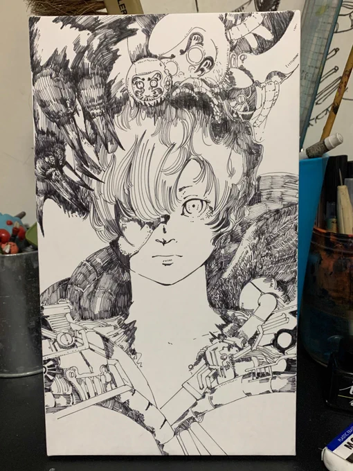 メイキング作成しました!
良かったら見てやってください
#イラスト
#手描きイラスト
#ラクガキ

https://t.co/onvEnOMLQU 
