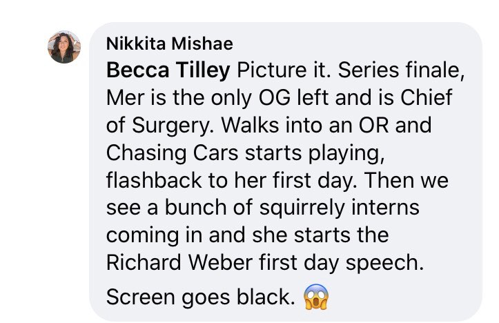 nikkitamishae's tweet photo. The only series ending of @GreysABC that I will be okay with after this weeks goodbye #GreysAnatomy https://t.co/GLWHUyIcp8
