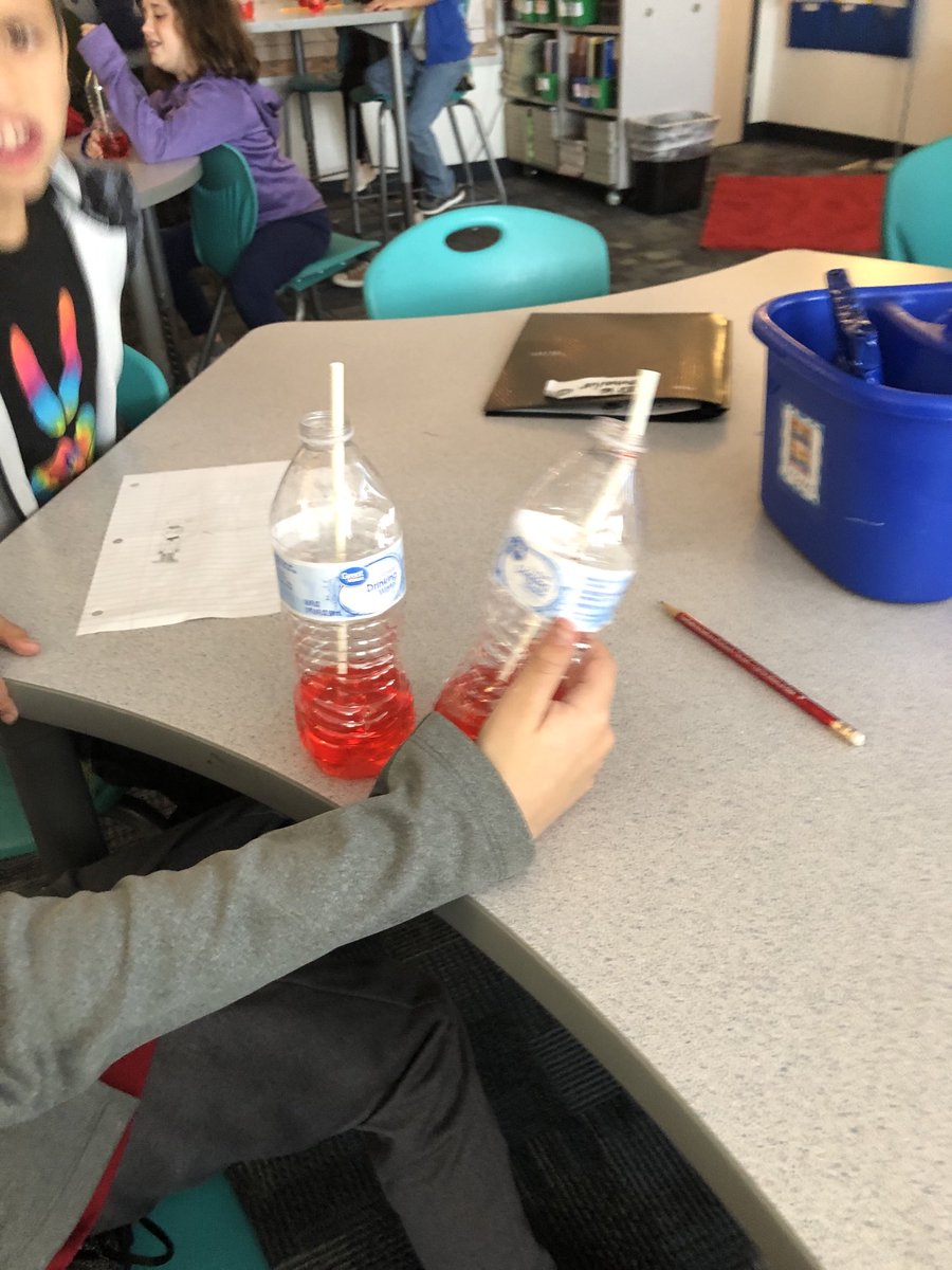 Voeller5thgrade's tweet photo. Learning about weather tools by making thermometers #teamgisd #coopercougs #gisd https://t.co/ctj6UD2G5i